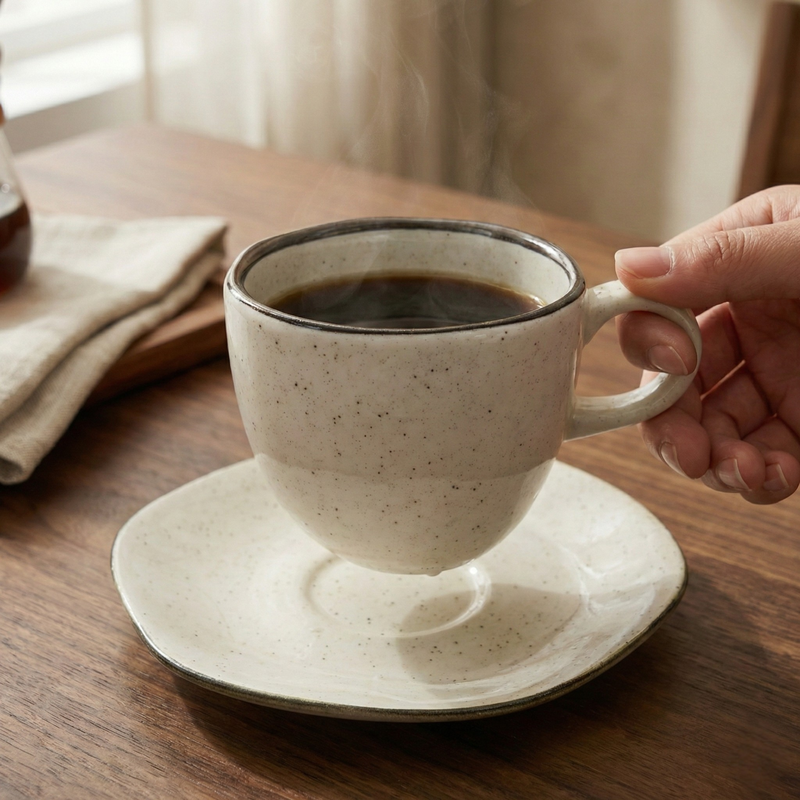 Taza con Plato Linea Ibiza