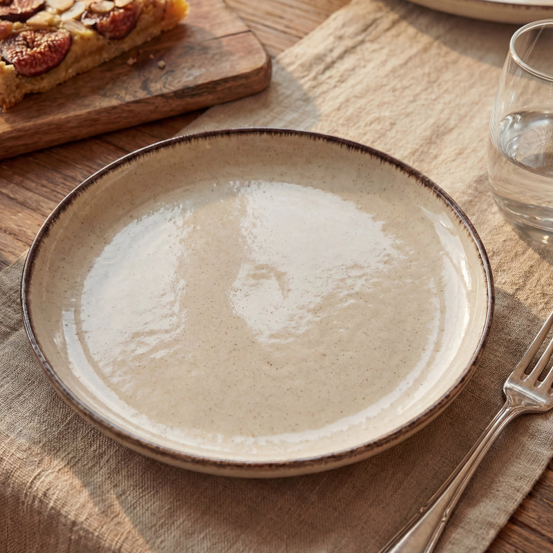 Plato de Postre Línea Cream