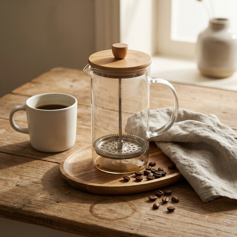 Cafetera Francesa de Vidrio