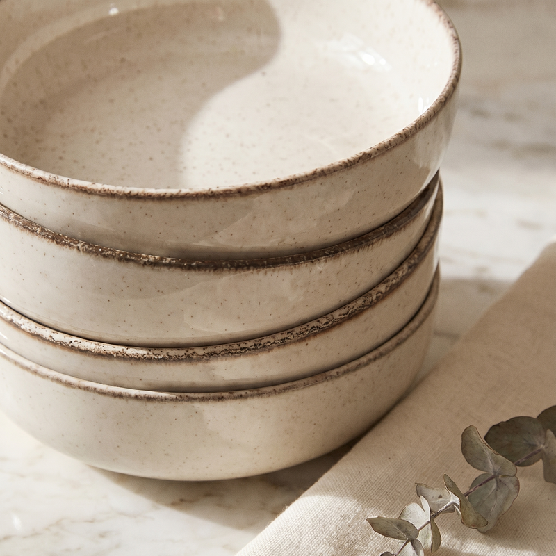 Bowl Cream Set x4