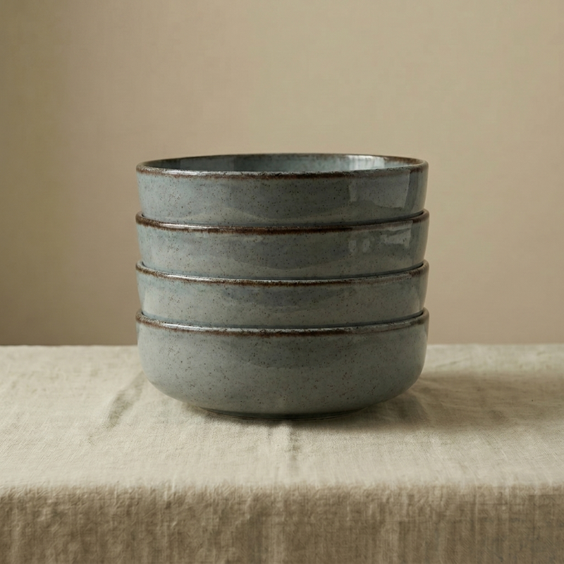 Bowl Slate Set x4