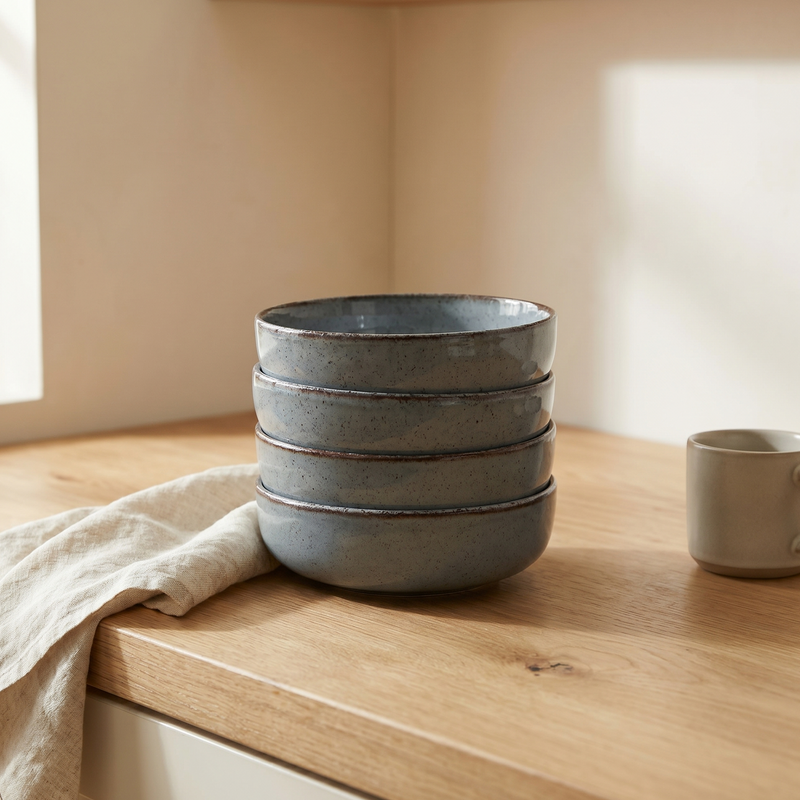 Bowl Slate Set x4