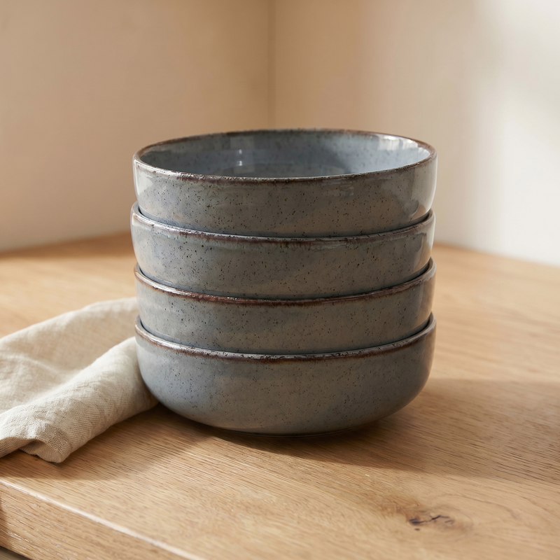 Bowl Slate Set x4