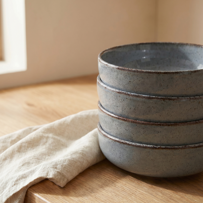 Bowl Slate Set x4
