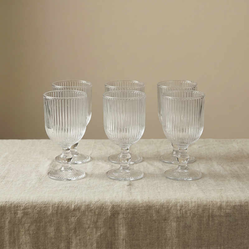 Set x6 Copas de agua Linea Amalfi