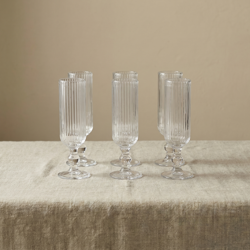 Copas Champagne Amalfi Set x6