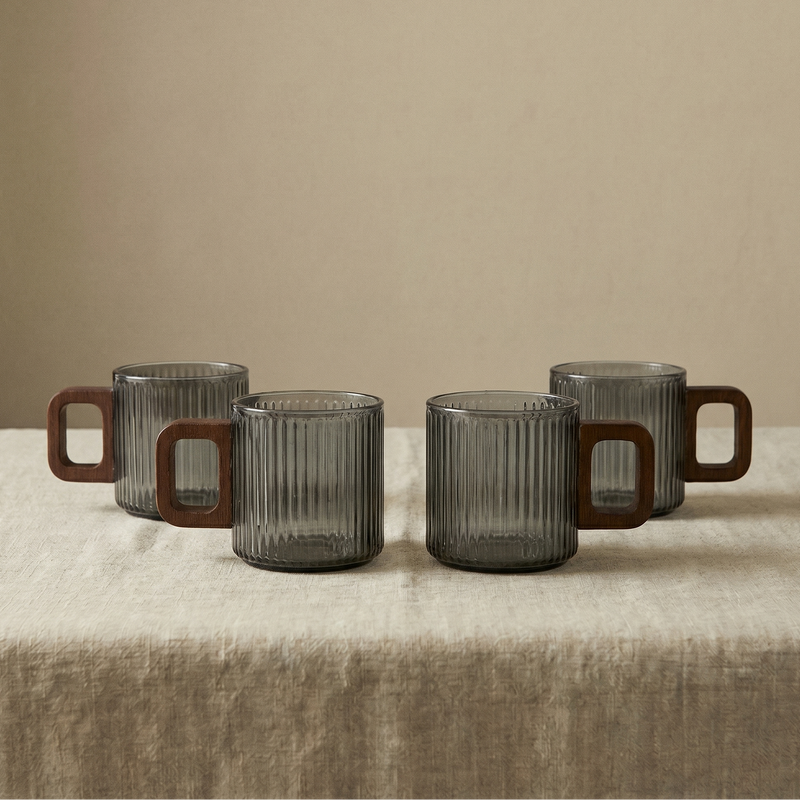 Tazas Espresso Loft Smoke x4