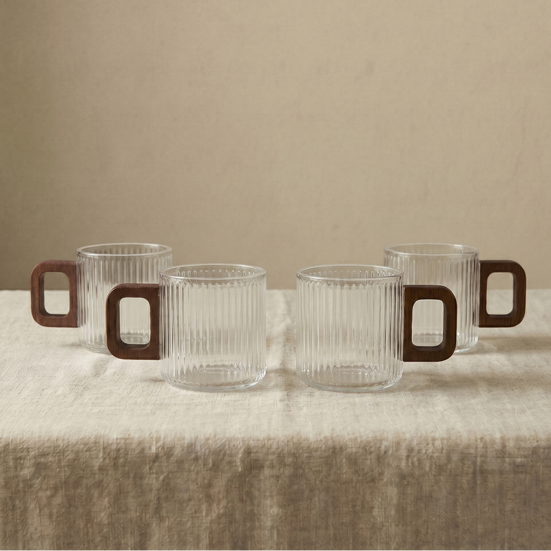 Tazas Espresso Loft Clear x4