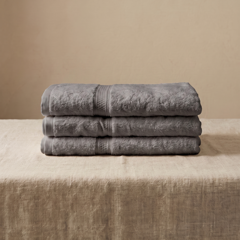 Set de Toallones Santorini Gris x3